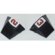 LEGO 64225 Wedge 4 x 3 Curved Triple Slope with Notches and No Studs (with sticker n°1)