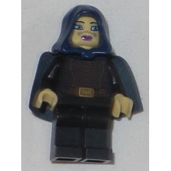 LEGO sw0379 Barriss Offee - Dark Blue Cape and Hood (2012)