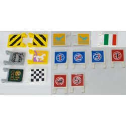 LEGO 2335 Flag 2 x 2 (with sticker, n°2)