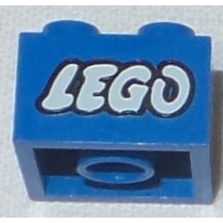 LEGO 3003pt1 Brick 2 x 2 with LEGO Logo with Open O Pattern