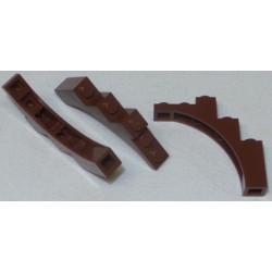 LEGO 76768 Brick Arch 1 x 5 x 4 [Irregular Bow, Raised Underside Cross Supports]