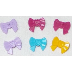 LEGO 11618 Minifig Accessory Headwear Accessory Bow with Heart, Long Ribbon, and Small Pin