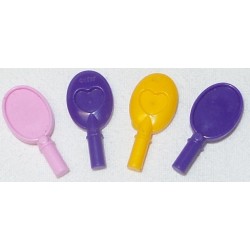 LEGO 93080b Minifig Accessory Hand Mirror with Heart on Reverse