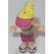 LEGO frnd058 Friends Stephanie - Magenta Wrap Skirt, Green Top with White Stripes, Hair with Visor