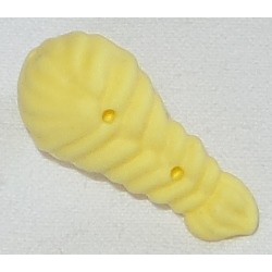 LEGO 15675 Minifig Hair Friends Long Ponytail, French Braided, Hole on Top, 2 Holes on Back (Mini Doll)