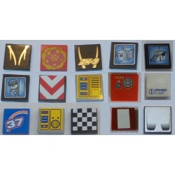 LEGO 3068a ou 3068b Tile 2 x 2 with Groove (with sticker) n°3