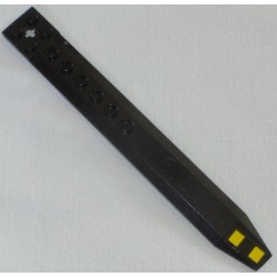 LEGO 62743 Plate 2 x 16 with Hole and Angled Side Extensions (with sticker)