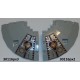 LEGO 30116px2 Panel 14 x 14 x 2 & 2/3 Quarter Saucer Top with UFO Left Pattern