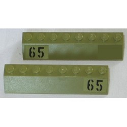 LEGO 4445 Slope Brick 45 2 x 8 (with sticker)