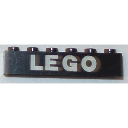 LEGO 3009p03 Brick 1 x 6 with Lego Text