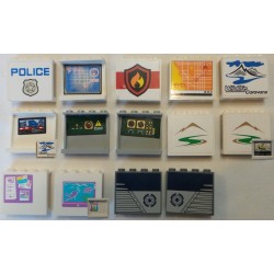 LEGO 60581 Panel 1 x 4 x 3 Reinforced (with sticker)