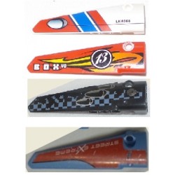 LEGO 64393 Technic Panel Fairing -6 Large Long Smooth, Side B (with sticker)