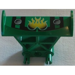 LEGO 30626px02 Car Spoiler 3 x 4 x 6 with Flame Pattern