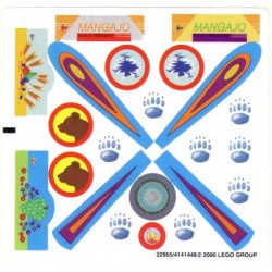 LEGO 22955 Sticker Sheet Carla's Winter Camp (3148, 2000)
