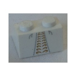 LEGO 3039bd060 Slope Brick 45 2 x 2 with Wedding Dress Pattern
