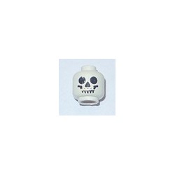 LEGO 3626cbd0001 Minifig Head Skeleton, Standard Skull Print (82359)