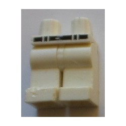 LEGO 970c00bd0076 Minifig Hips and Legs with Black Belt, Silver Buckle, and 4 Narrow Belt Loops