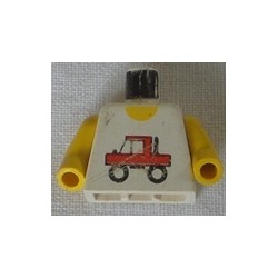LEGO 973px242 Minifig Torso with Red Truck Pattern