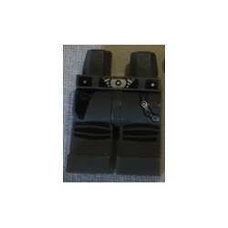 LEGO 970c00bd0774 Minifig Hips and Legs with Black Belt with Silver Buckle, Chain, Knee Pads