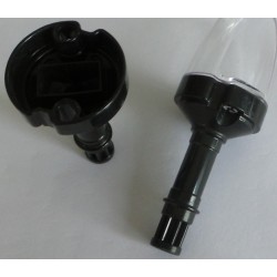 LEGO 36009 Technic Gear 8 Tooth with Pin Holes and Ninjago Flywheel Socket - Long Shaft