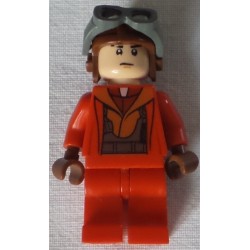 LEGO sw0340 Naboo Fighter Pilot - Red Jumpsuit (2011-2012)