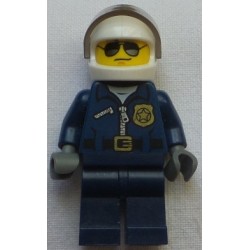 LEGO cty0487 Police - City Helicopter Pilot, Sunglasses
