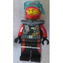 LEGO cty0599 Scuba Diver, Male without Flippers