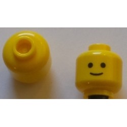 LEGO 3626cp01 Minifig Head with Standard Grin Pattern [Hollow Stud]