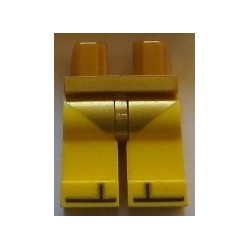 LEGO 970c03bd26 Minifig Hips and Legs with Gold Leotard and Sandals