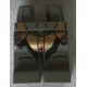 LEGO 970c00px31 Minifig Hips and Legs with Gold, Black, and Red Pattern