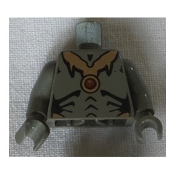 LEGO 973px191 Minifig Torso with Geonosian Pattern (with dkgray hands)