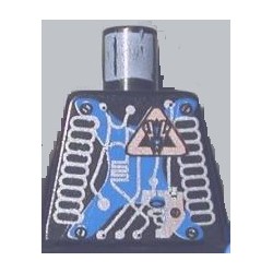 LEGO 973px394 Minifig Torso with Insectoids Logo and Hoses on Sides Pattern (without arms and hands)