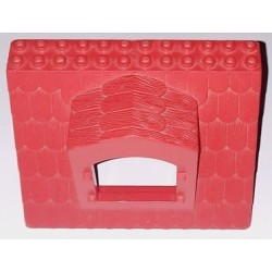 LEGO 2048 Fabuland Roof Block with Window 6 x 12 x 7