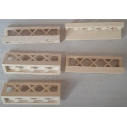 LEGO 3633 Fence 1 x 4 x 1 (discolored - yellowed)