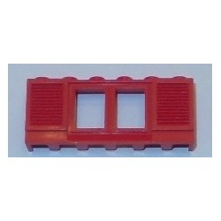 LEGO 646b Window 1 x 6 x 2 Classic Shuttered with Long Sill (no glass)
