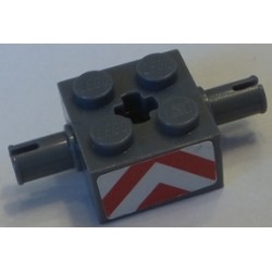 LEGO 30000 Brick 2 x 2 with Pins and Axlehole (with sticker / stickers)