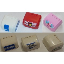 LEGO 61484 Wedge 5 x 6 x 2 Curved (with sticker / stickers)