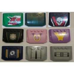 LEGO 52031 Wedge 4 x 6 x 2/3 Curved (with sticker, n°2)