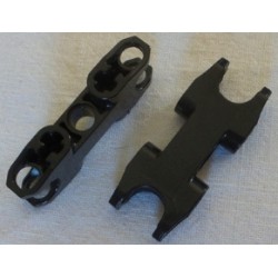 LEGO 89650 Technic Connector 2 x 5 with Two Ball Sockets, Closed Sides, Open Axle Holes