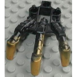 LEGO 53562cx3 Technic Bionicle Piraka Clawed Foot with PearlLtGold Talons