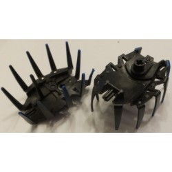 LEGO 87825bd02 Hero Factory Shield / Armor Spiked with Marbled Blue Pattern