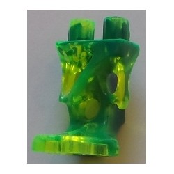 LEGO 19859b01 Minifig Leg Lower Body, Ghost with Marbled Dark Blue Pattern