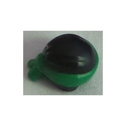 LEGO 24496bd01 Minifig Headgear Ninjago Wrap Type 3 with Molded Green Bandana and Knot and Printed Gold Ninjago Logogram 'LL'