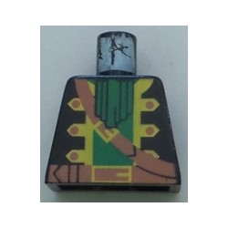LEGO 973p36 Minifig Torso with Pirate Captain Pattern