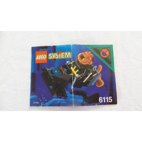 LEGO 6115 Notice et boite System 1995