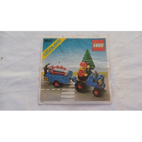 LEGO 6647 Notice Legoland 1980