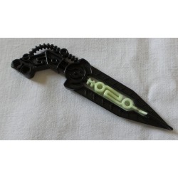 LEGO 64263px1 Technic Bionicle Wing Angled with Hose and GlowInTheDark Center