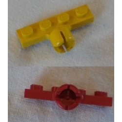 LEGO 3183b Plate 1 x 4 with Towball Socket Long, 4 Slots
