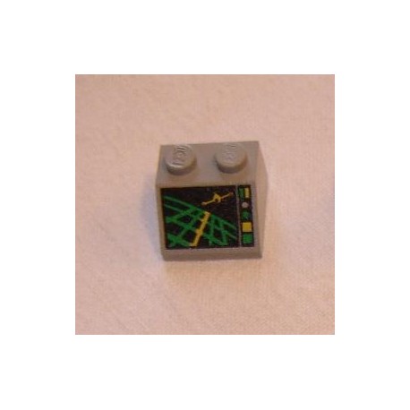 LEGO 3039pc3 Slope Brick 45 2 x 2 with Horizon Indicator Screen Pattern