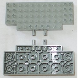 LEGO 45403cx1 Brick 5 x 12 with Two 1 x 2 Cutouts, Hole, and Two Pins